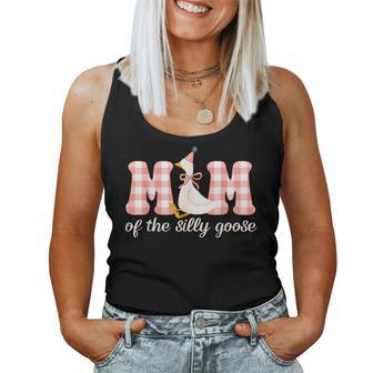 Mom Of The Silly Goose Birthday Girl Party Family Matching Women Tank Top - Thegiftio UK