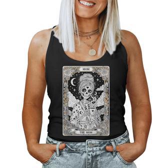 The Mom Tarot Card Skeleton Vintage Gothic Mother Day Women Tank Top - Thegiftio UK