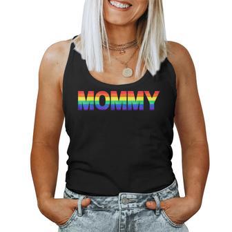 Mommy Gay Pride Month Lgbtq Rainbow Flag Queer Women Tank Top - Monsterry UK