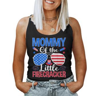 Mommy Of The Little Firecracker 4Th Of July Mom Women Tank Top - Thegiftio UK