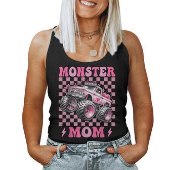 Monster Truck Mom Family Matching Monster Trucks Birthday Women Tank Top - Thegiftio UK