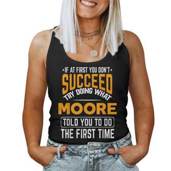 Moore Personalizadoarcasmo Nombre Broma Divertido Personalizado Camiseta sin mangas para mujer - Regaloses