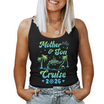 Mother And Son Cruise 2026 Family Trip Matching Women Tank Top | Mazezy