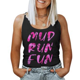 Mud Run Fun For Mud Girl Run Mud Team Women Tank Top - Thegiftio