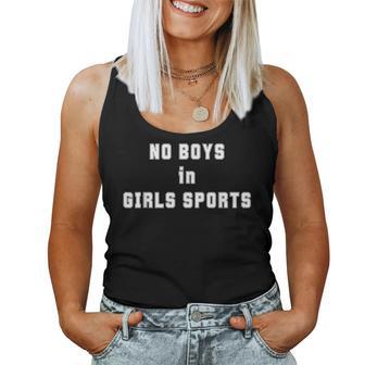 No Boys In Girls Sports Women Tank Top - Thegiftio UK