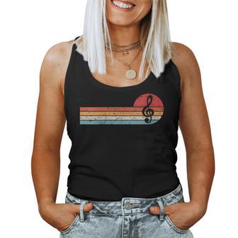 Notas Musicales Clave Cuello Camiseta sin mangas para mujer - Regaloses
