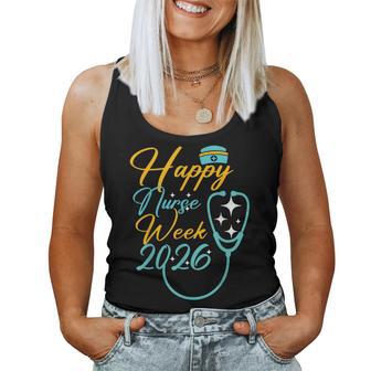 Nurse Appreciation Week Happy National Nurses Week 2026 Women Tank Top | Mazezy