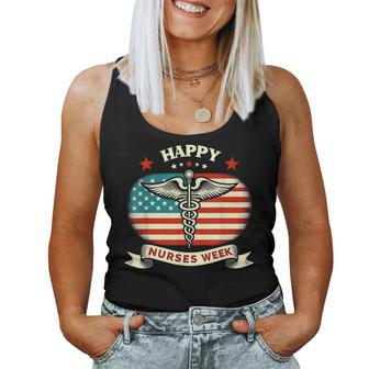 Nurses Week 2026 Patriotic Nurse 4Th Of July Nursing Women Tank Top - Monsterry