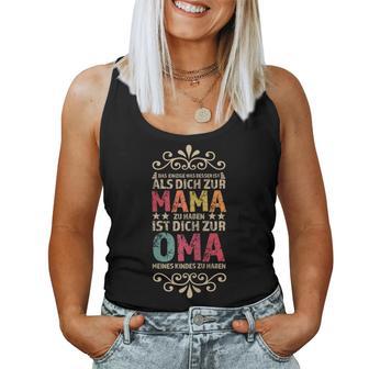 Oma Meines Kindes Mama & Oma Familie Camiseta sin mangas para mujer - Regaloses