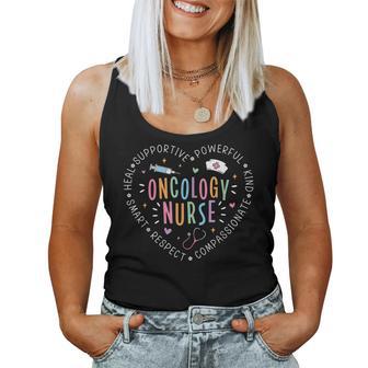 Oncology Nurse Oncology Medical Assistant Nurse Women Tank Top | Mazezy