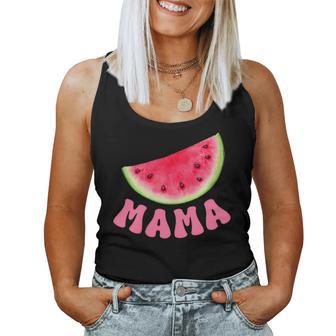 One In A Melon Mama 1St Birthday Party Family Matching Women Tank Top - Thegiftio UK