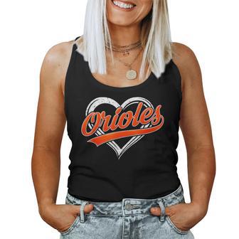 Oriole Name Retro Heart For Boy Girl Kids Women Tank Top - Thegiftio UK