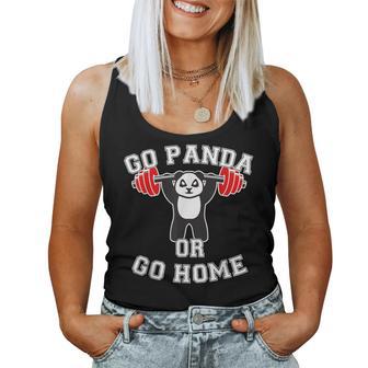 Panda Bear Gym Fitness Panda Perollevamento Pesi Canotta da donna - Novitaregali