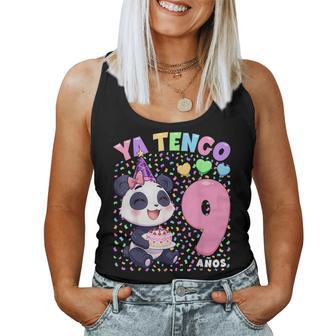 Panda Ya Tengo 9 Años Camiseta sin mangas para mujer - Regaloses