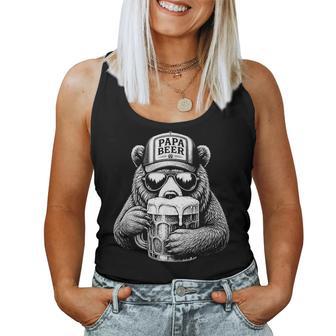 Papa Beeratertag Bester Papa Bier Lustige Papa Geschenk Tank Top Frauen - Seseable