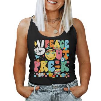 Peace Out Pre-K Graduation Last Day Of School Pre-K Boy Girl Women Tank Top | Mazezy