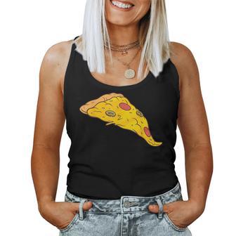 Père Mère Et Fils Fille Tranche De Pizza Débardeur pour femme - Cadeauxyz