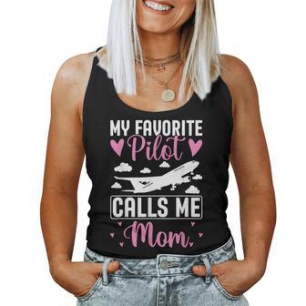 Pilota Mamma Madre Figlio Figlia Il Mio Pilota Preferito Mi Chiama Mamma Canotta da donna - Novitaregali
