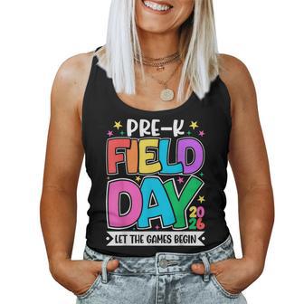 Pre-K Field Day 2026 Let The Games Begin Teacher Kid Women Tank Top | Mazezy