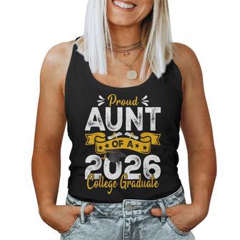 Proud Aunt Of A 2026 College Graduate Women Tank Top | Mazezy