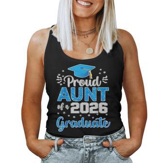 Proud Aunt Of A Class Of 2026 Graduate Senior 2026 Women Tank Top - Monsterry
