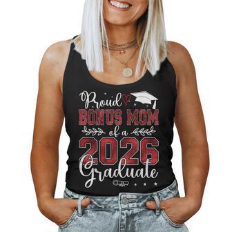 Proud Bonus Mom Of A Class Of 2026 Graduate Senior Women Tank Top - Monsterry UK