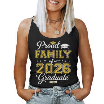 Proud Family Of A 2026 Graduate Senior Graduation Women Women Tank Top - Monsterry