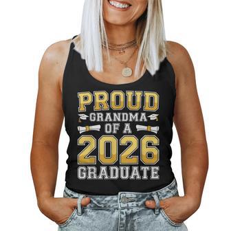 Proud Grandma Of A 2026 Graduate Class 2026 Graduation Women Tank Top - Thegiftio