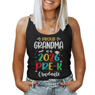 Proud Grandma Of A 2026 Pre K Graduate Boy Girl Kids Women Tank Top | Seseable UK