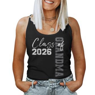 Proud Grandma Of A Class Of 2026 Graduate Senior 26 Women Tank Top - Thegiftio
