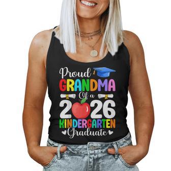 Proud Grandma Class Of 2026 Kindergarten Graduate Graduation Women Tank Top - Thegiftio