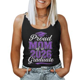 Proud Mom Of A 2026 Graduate Class Of 2026 Senior Graduation Women Tank Top | Seseable UK
