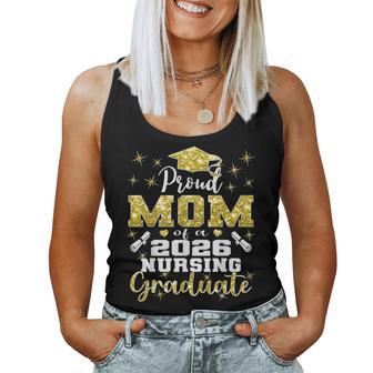 Proud Mom Class Of 2026 Nursing Graduate Nurse Women Tank Top - Thegiftio UK