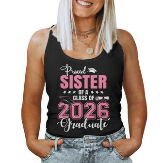 Proud Sister Of A 2026 Graduate Graduation Women Tank Top - Thegiftio UK