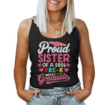 Proud Sister Of A 2026 Pre-K Graduate Family Kids Lover Women Tank Top | Seseable UK