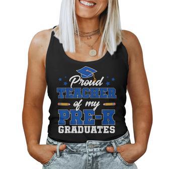 Proud Teacher Of My Pre-K Graduates Women Tank Top - Thegiftio UK