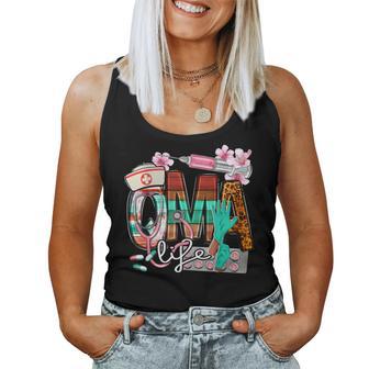 Qma Life Leopard Qualified Medication Aide Nurse Day Women Tank Top - Thegiftio UK