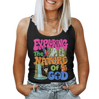 Rainforest Falls Exploring The Nature Of God Groovy Vbs 2026 Women Tank Top | Seseable UK