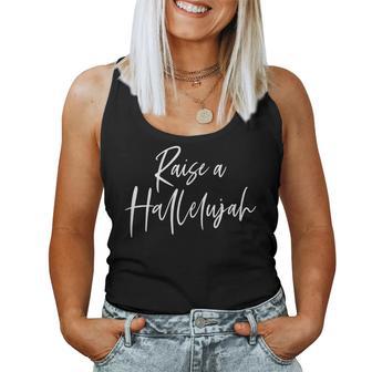 Raise A Hallelujah Christian Faith レディースタンクトップ - Kawaiitshirt