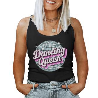 Retro Dancing Queen Discokugel Tank Top Frauen - Seseable