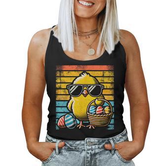 Retro Easter Chick Hombres Es Niños Niñas Divertido Pascua Camiseta sin mangas para mujer - Regaloses
