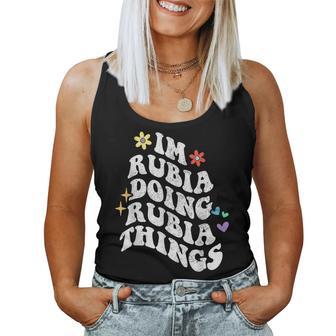 Retro Groovy Im Rubia Haciendo Rubia Cosas Divertido Día De La Madre Camiseta sin mangas para mujer - Regaloses