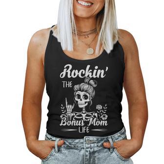 Rocking The Bonus Mom Life Best Stepmom Ever Stepmother Women Tank Top - Thegiftio UK