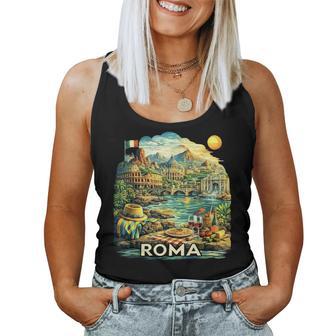 Roma Italiaouvenir Roma Italia Camiseta sin mangas para mujer - Regaloses