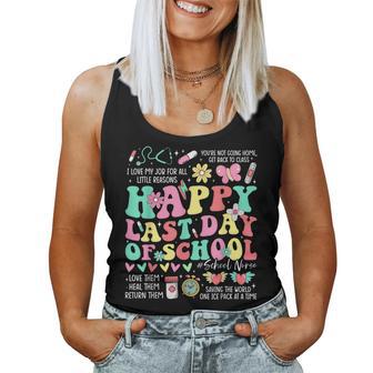 School Nurse Summer Vibes Last Day Celebration Apparel Women Tank Top - Monsterry UK