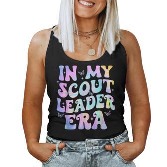 In My Scout Leader Era Groovy Retro Troop Scouting Camping Women Tank Top - Thegiftio UK