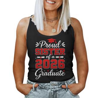 Senior Sister Graduation Proud Sister Of A 2026 Graduate Women Tank Top - Thegiftio UK