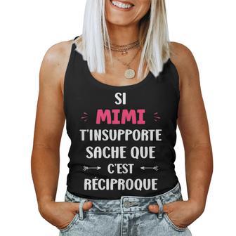 Si Mimi T'insupporte Fille Humour Prénom Personnalisé Mimi Débardeur pour femme - Cadeauxyz