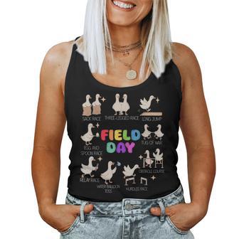 Silly Goose Field Day Vibes School Teacher Matching Game Day Women Tank Top | Mazezy