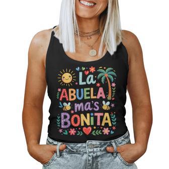 Spanish La Abuela Mas Bonita Grandma Grandmother Women Tank Top | Seseable UK
